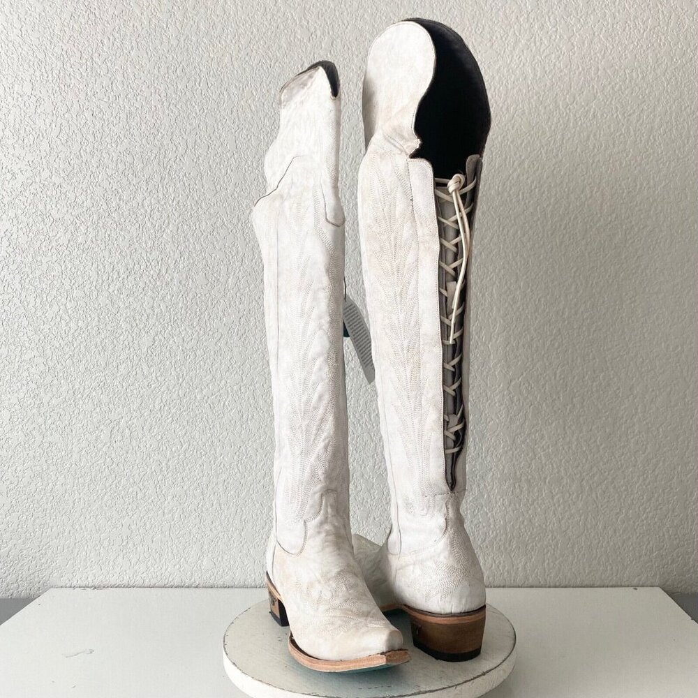 White Over the Knee Boots